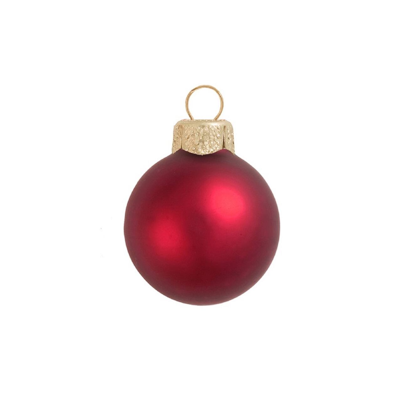 Whitehurst 40ct. 1.5" Matte Glass Christmas Ornaments